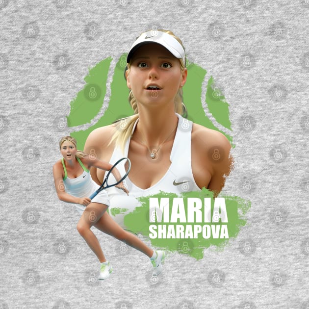 Maria Sharapova 3D Cartoon by BAJAJU